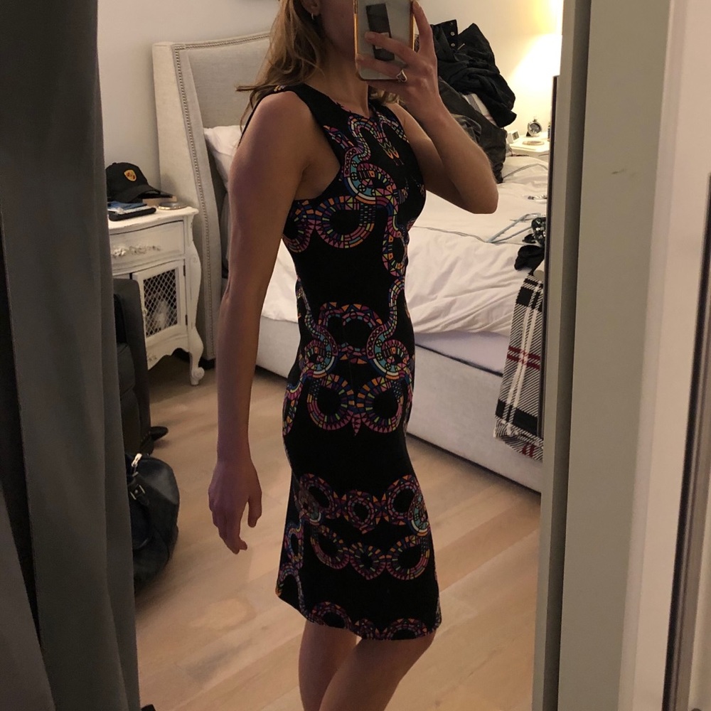 Fun Mara Hoffman Printed Black Dress - Picture 3 of 8